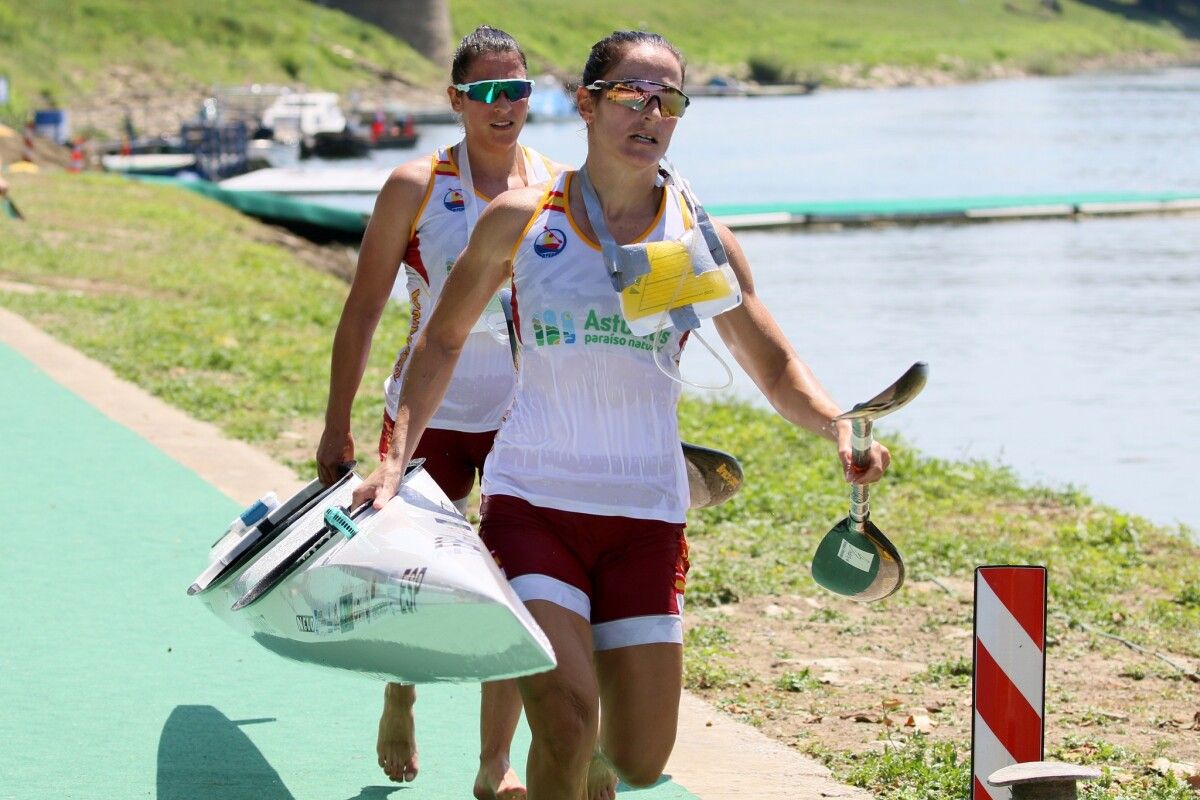 Tania Fernández e Tania Álvarez no Europeo de Maratón de Croacia