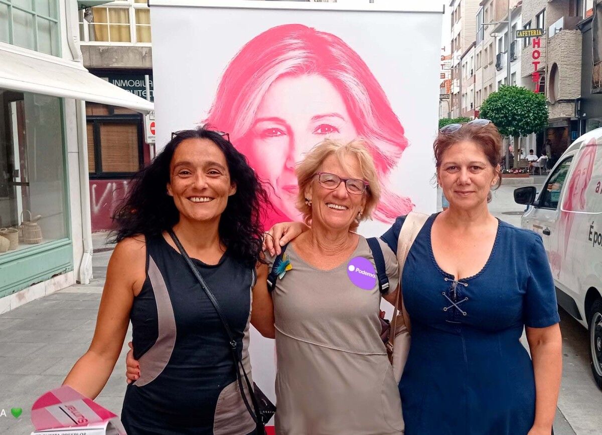 Mar Moreira, Luisa Lores y Mari Camiña