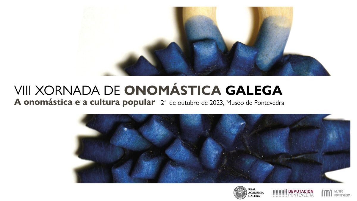 Cartaz da VIII Xornada de Onomástica Galega