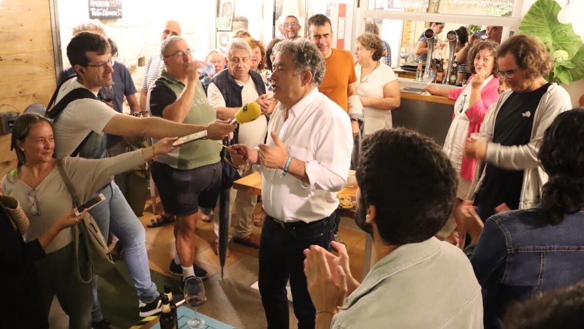 Miguel Anxo Fernández Lores valorando el resultado de las elecciones del 23J
