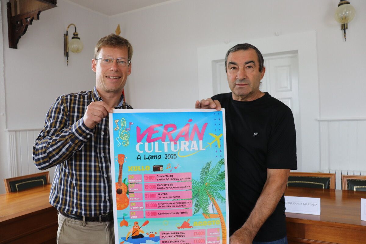 Presentación da programación do Verán Cultural da Lama 2023