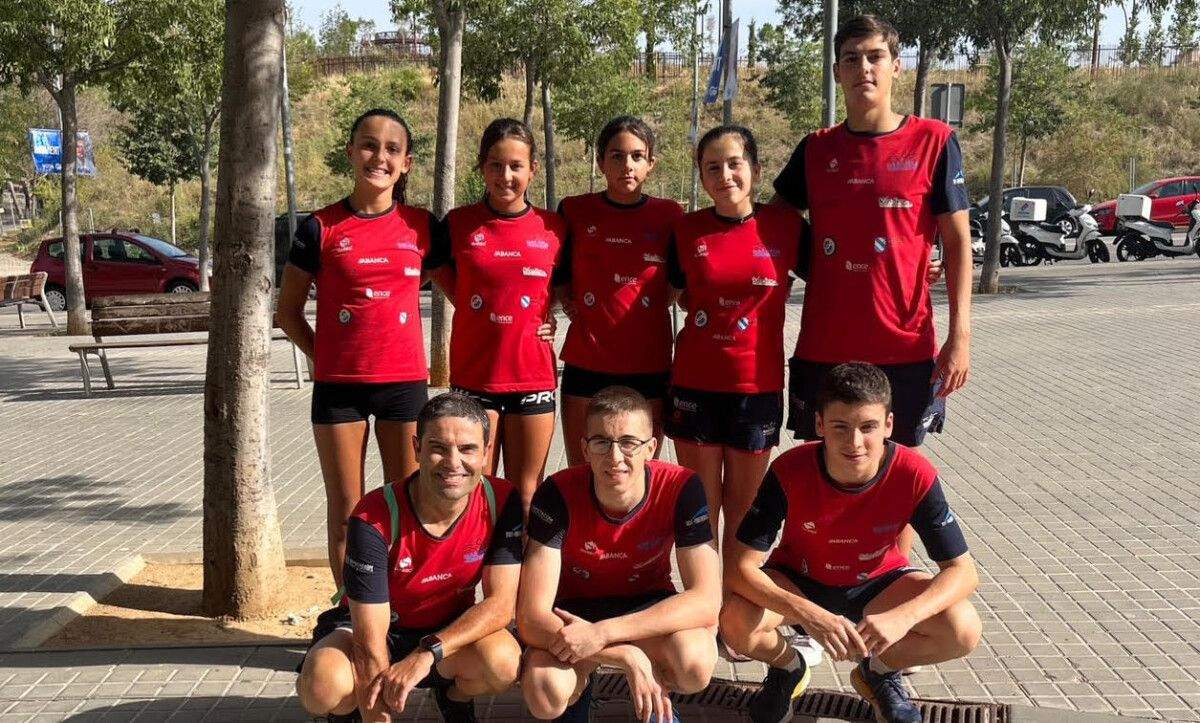 Representantes del Galaico en el Campeonato de España Infantil de Natación