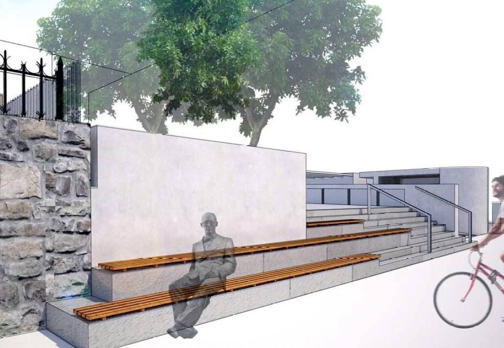 Imaxe do proxecto de reforma da Praza do Pazo