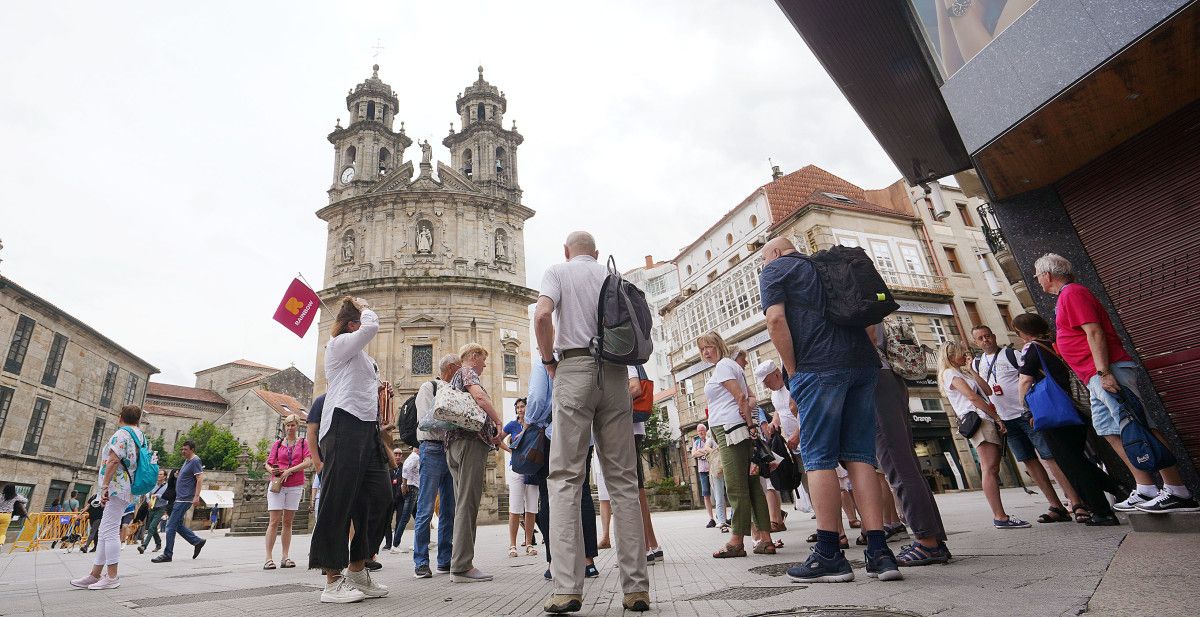 Turistas en Pontevedra
