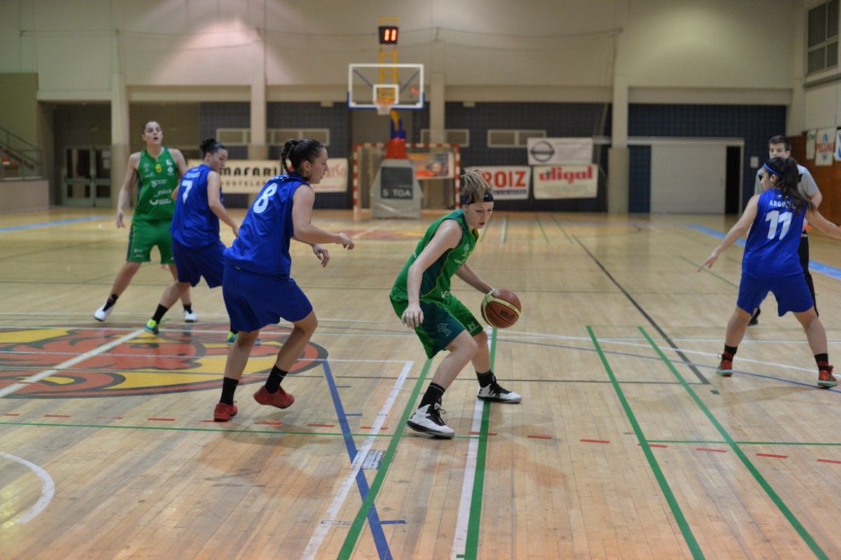 Fallon Lewis, en el partido entre Arxil y ADBA Avilés