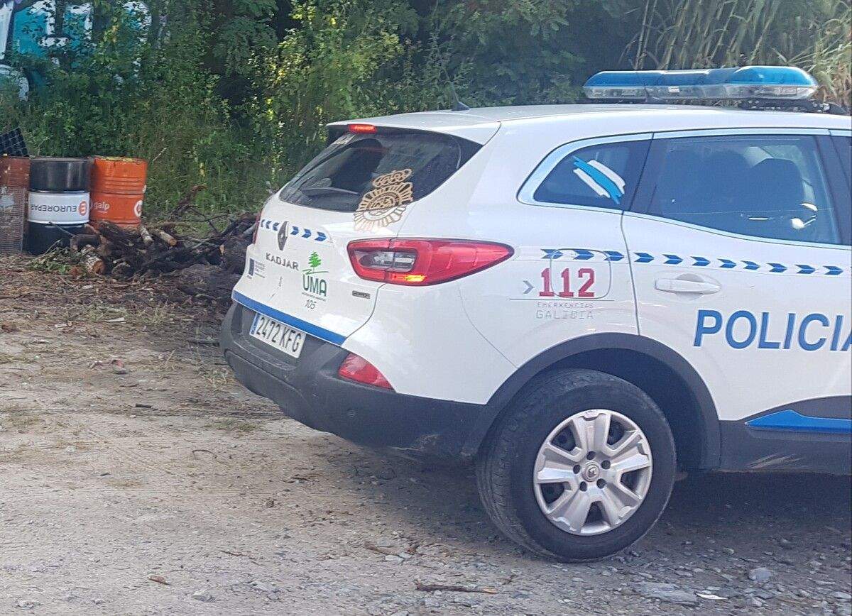 Vertido de aceite localizado a orillas del Gafos