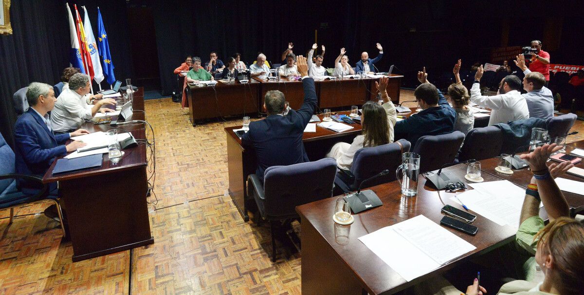 Pleno da corporación municipal de Pontevedra