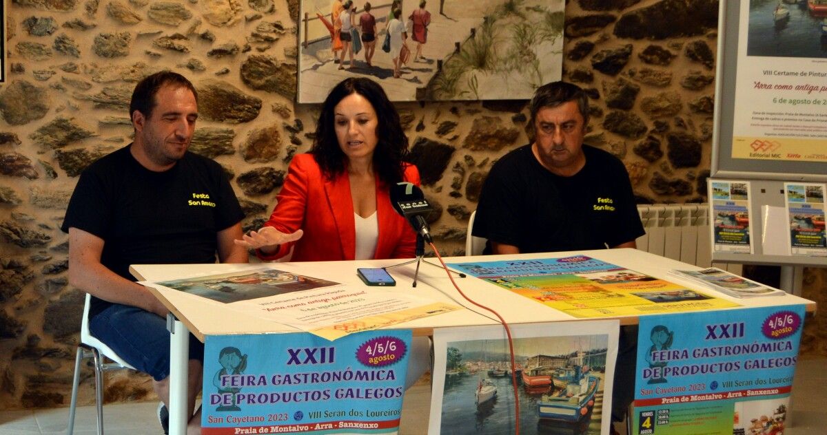Presentación da XXII Feira Gastronómica de Produtos Galegos e o VIII Certame de Pintura Rápida