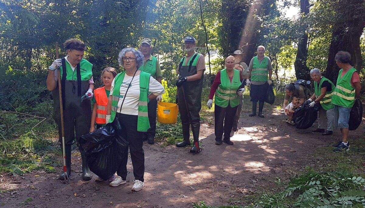 Voluntariado de Vaipolorío en la campaña de limpieza 2023