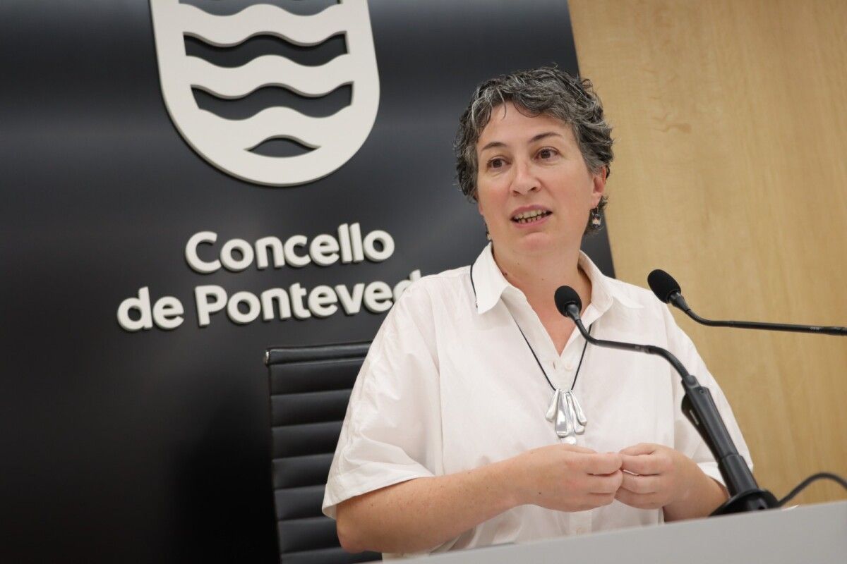 Eva Vilaverde, alcaldesa de Pontevedra en funcións