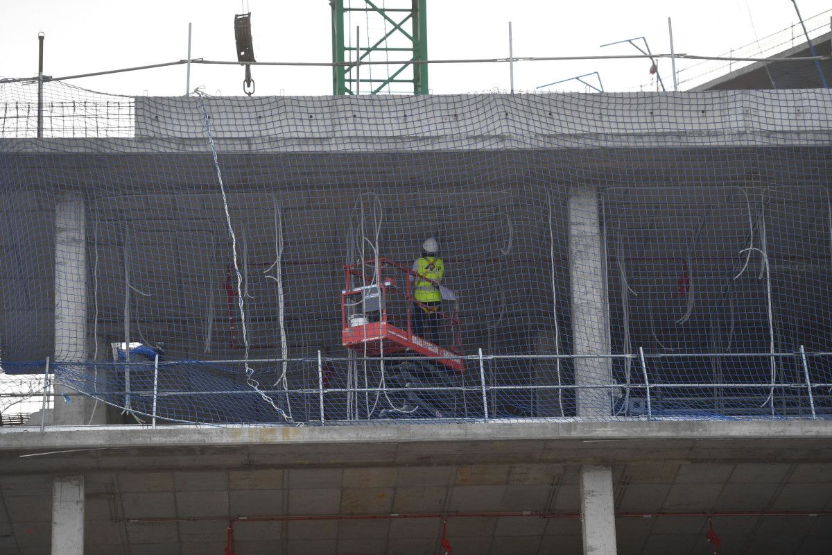 Obras de construción do hospital Gran Montecelo