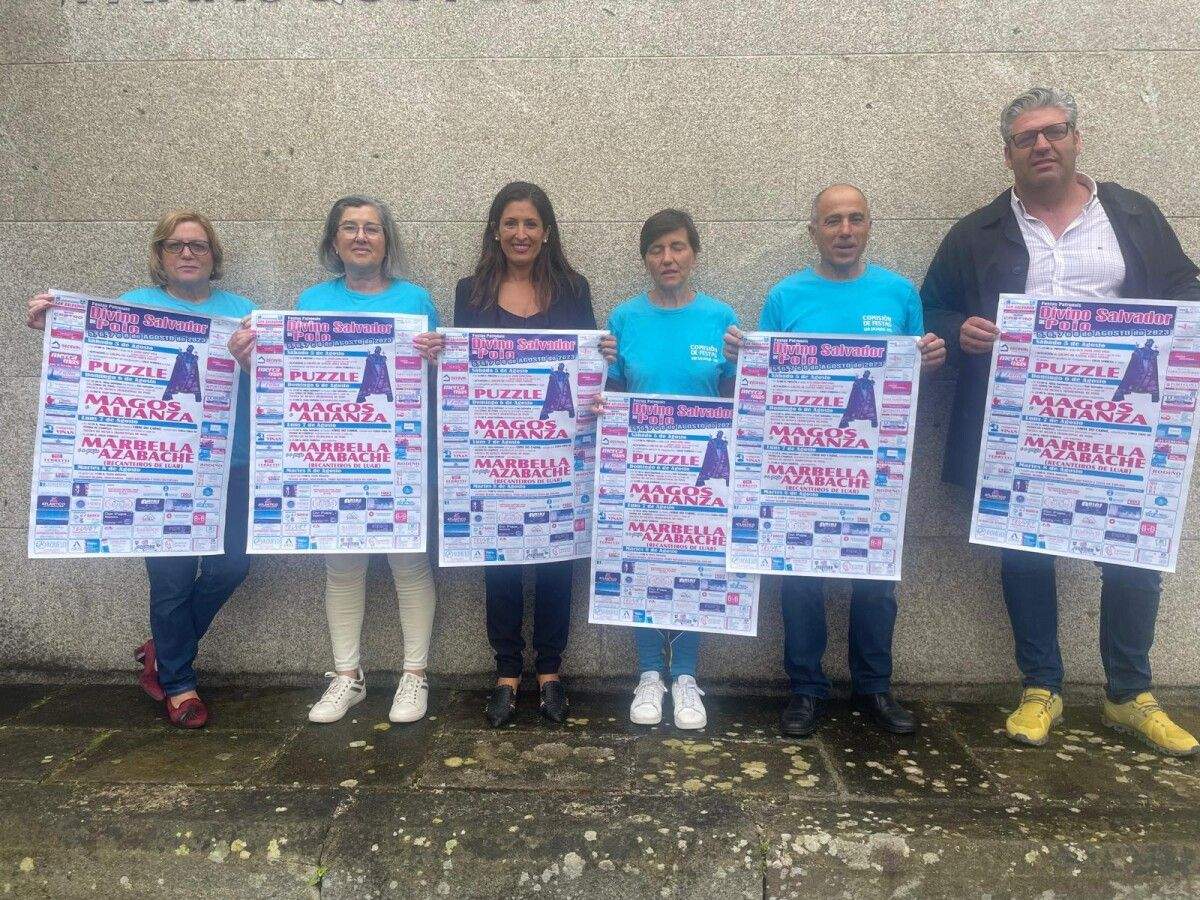 Presentación das festas do Divino Salvador de Poio