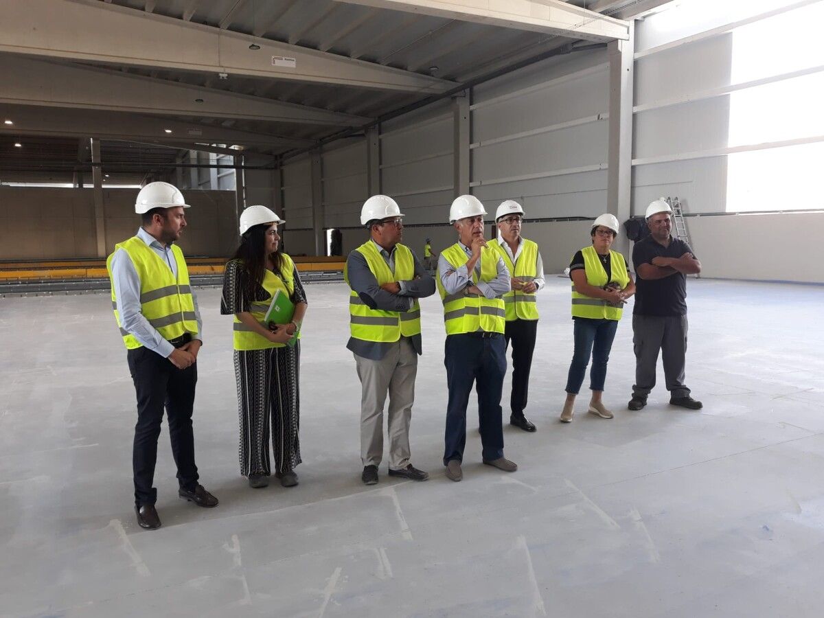 Visita institucional ás obras da planta de biorresiduos de Sogama en Vilanova de Arousa