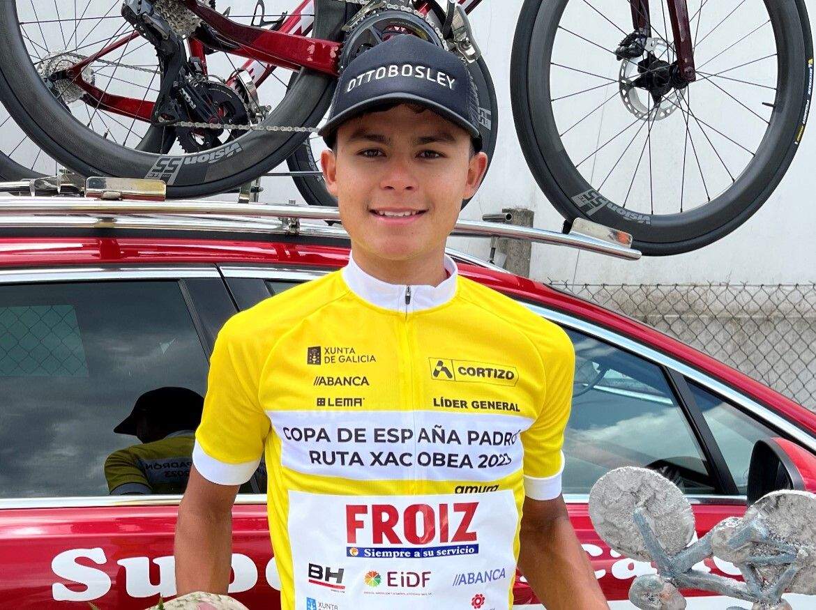 Vicente Rojas, nunha competición co Froiz