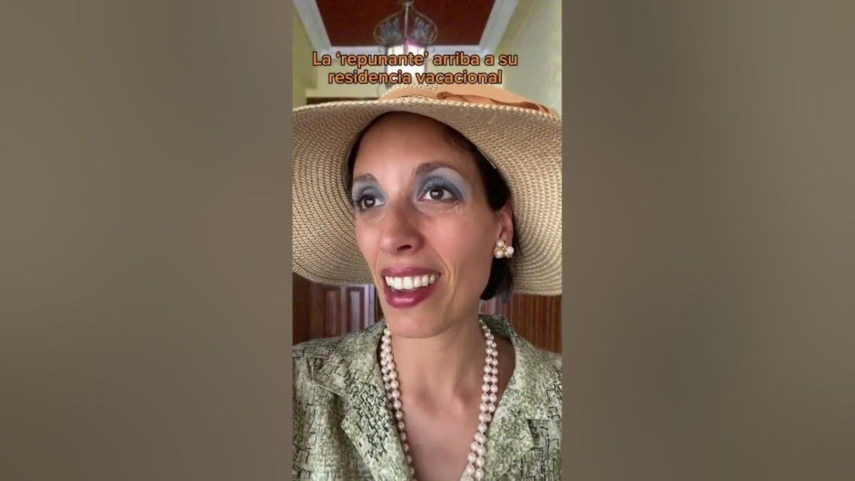 "A repunante", personaxe interpretado pola xornalista María Foscaldo, máis coñecida en redes sociais como MeryFos