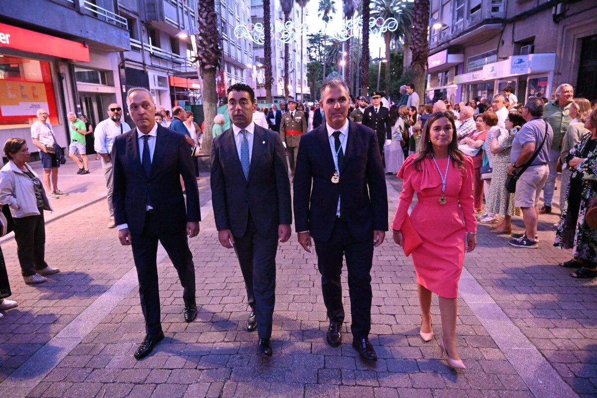 Procesión vespertina da Virxe Peregrina 2023