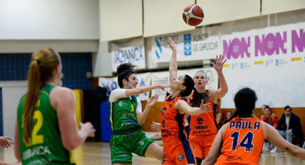 Carolina Riveiro, no partido entre CB Arxil e Tirso Intercentro no CTGD