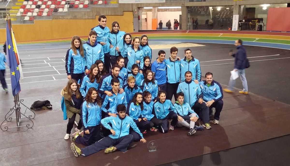 Equipo da Gimnástica na Copa Galicia 2014