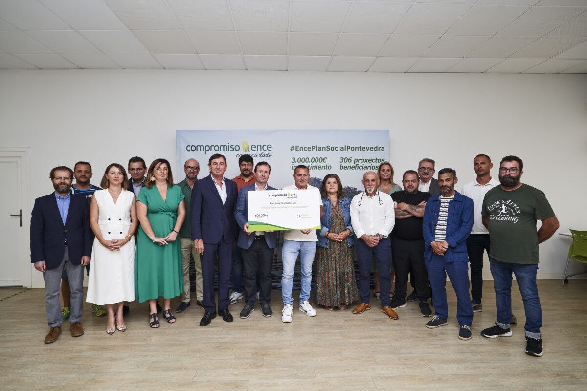 Vinte e sete entidades reciben axudas do Plan Social de Ence para proxectos de emprendemento e innovación