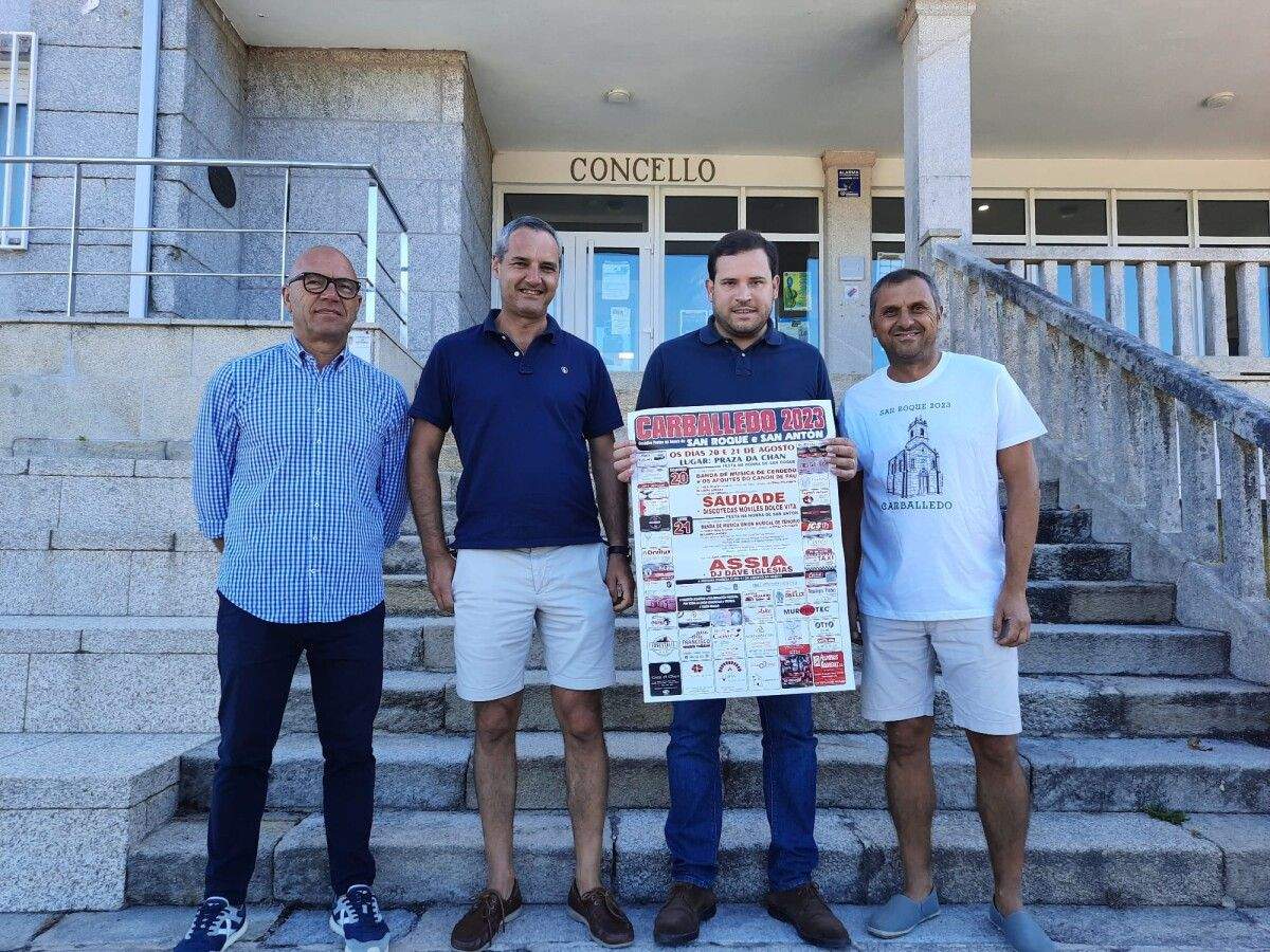 Presentación de las fiestas de Carballedo