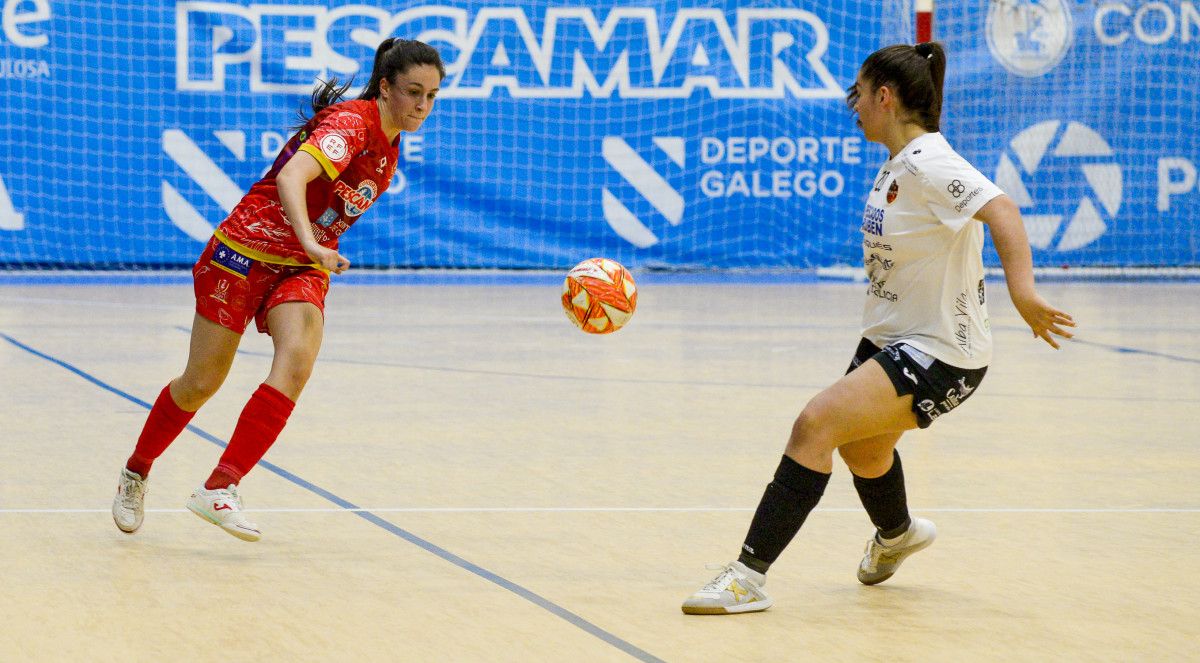Partido de liga entre Poio Pescamar e Burela na Seca
