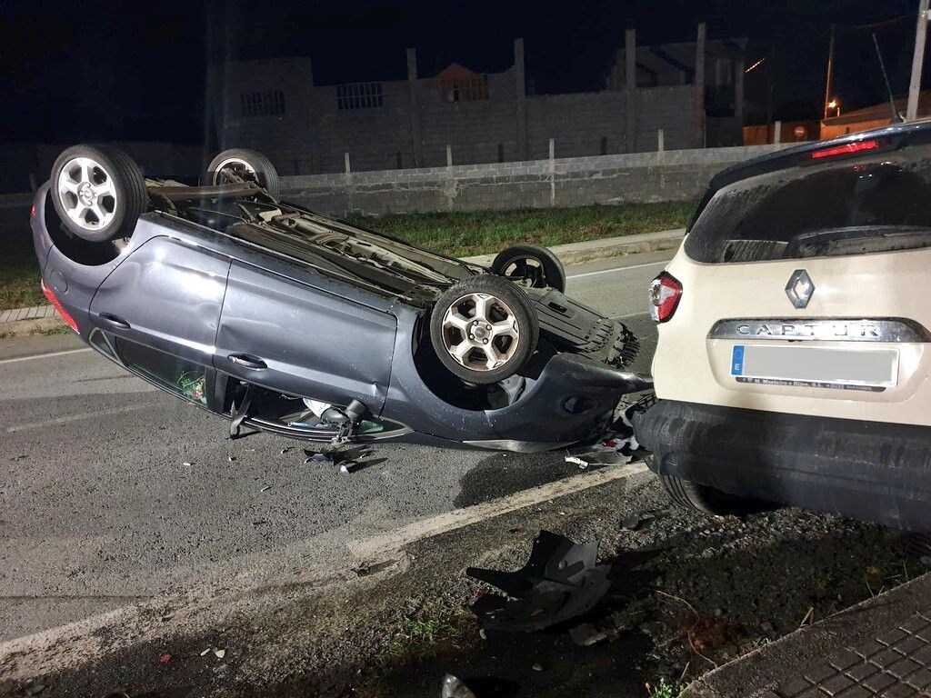 Accidente de tráfico en Corbillón