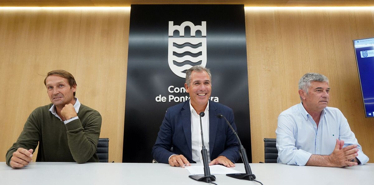 Juanma Muñoz, Rafa Domínguez e Gerardo Pérez Puga