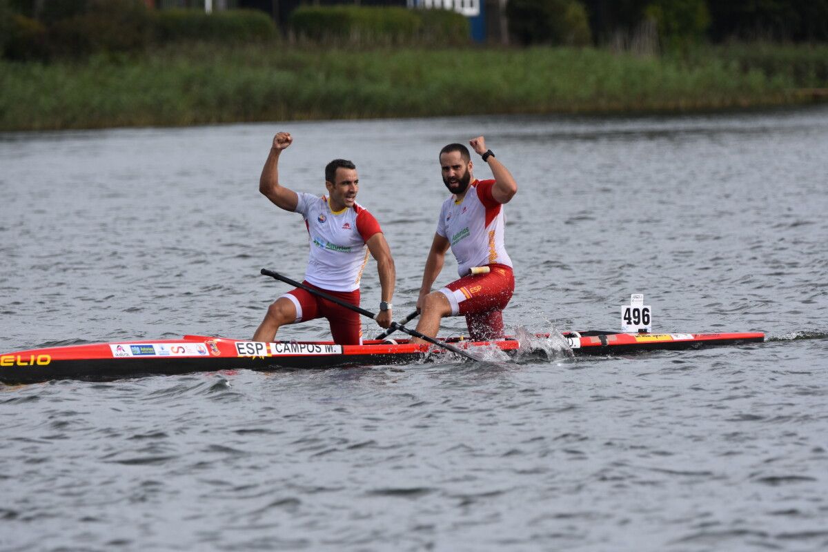 Tono Campos e Diego Romero, no Mundial de Piragüismo Maratón en Dinamarca