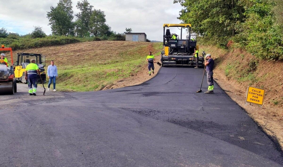 Mejora de los accesos en la parroquia de Rebón en Moraña