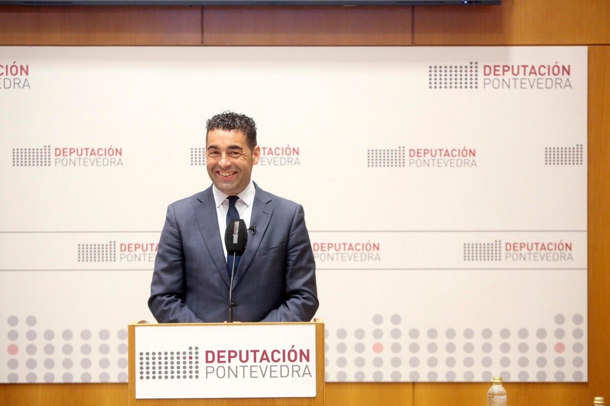 Luis López, presidente de la Deputación de Pontevedra