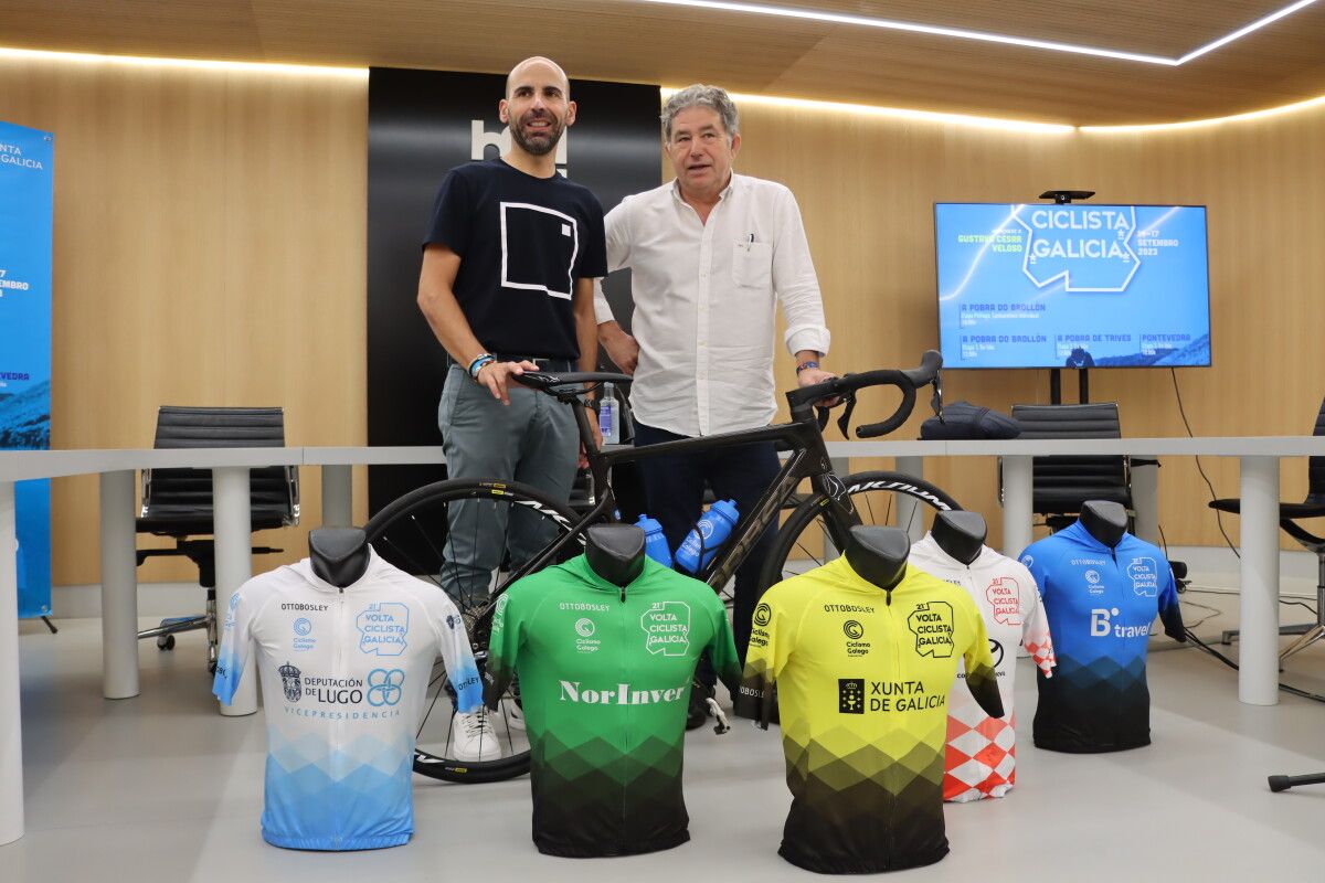 Presentación de la etapa pontevedresa de la XXI Volta a Galicia de Ciclismo