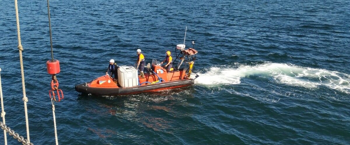 Simulacro de accidente na ría de Pontevedra