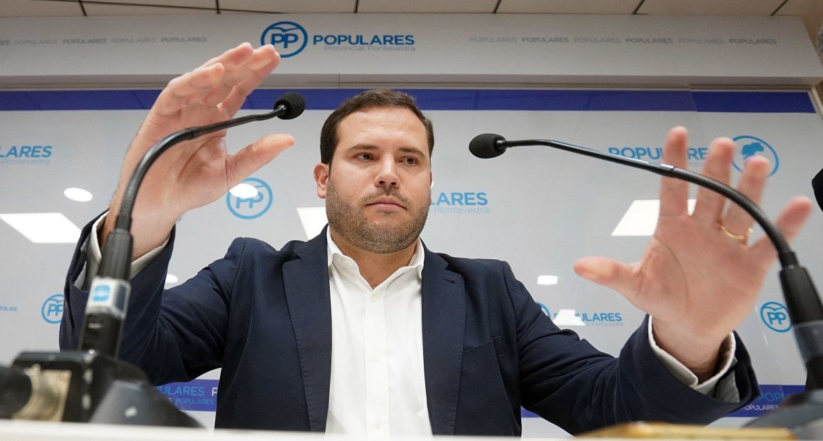 Jorge Cubela, portavoz do grupo provincial do PP na Deputación de Pontevedra
