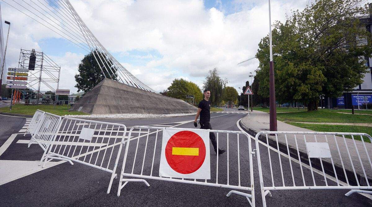 Avenida de Bos Aires cortada por la Gran Final de las Series Mundiales de Triatlón
