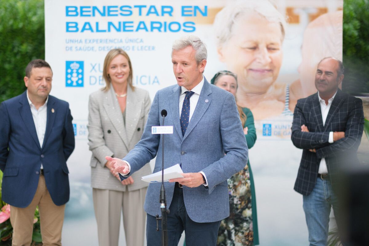Rueda presenta en Cuntis el programa 'Benestar en balnearios'