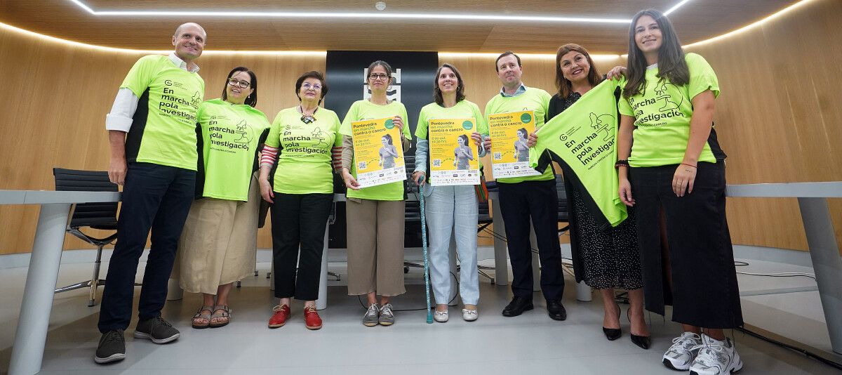 Presentación de la quinta edición de 'Pontevedra en marcha contra el cáncer'