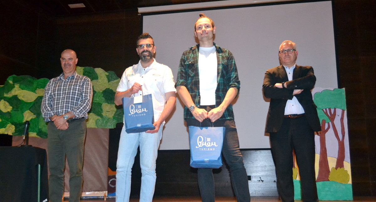 Entrega a Manuel López y Héctor Pena de los premios Johan Carballeira 2023