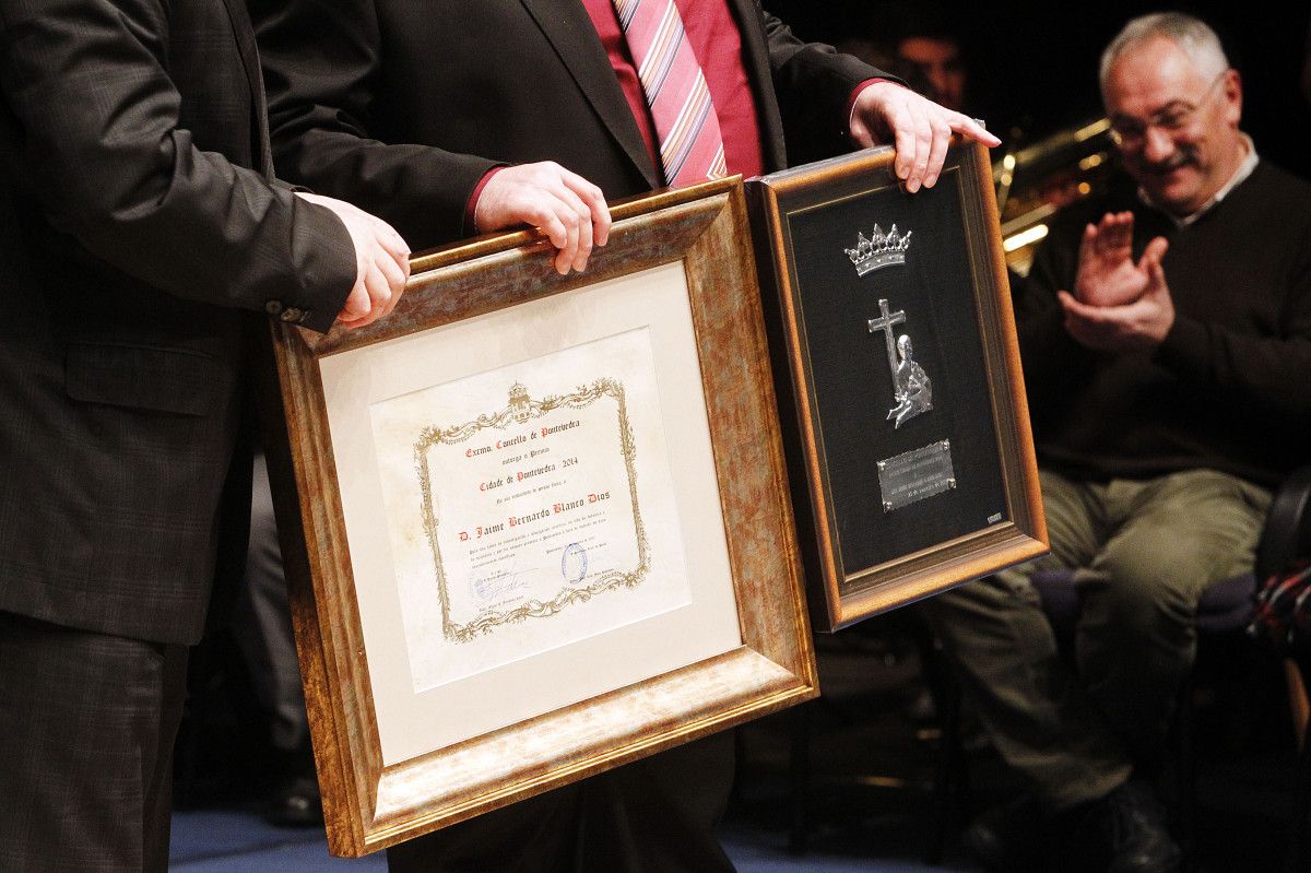 Entrega de los premios Cidade de Pontevedra a Jaime Dios y el Cine Club