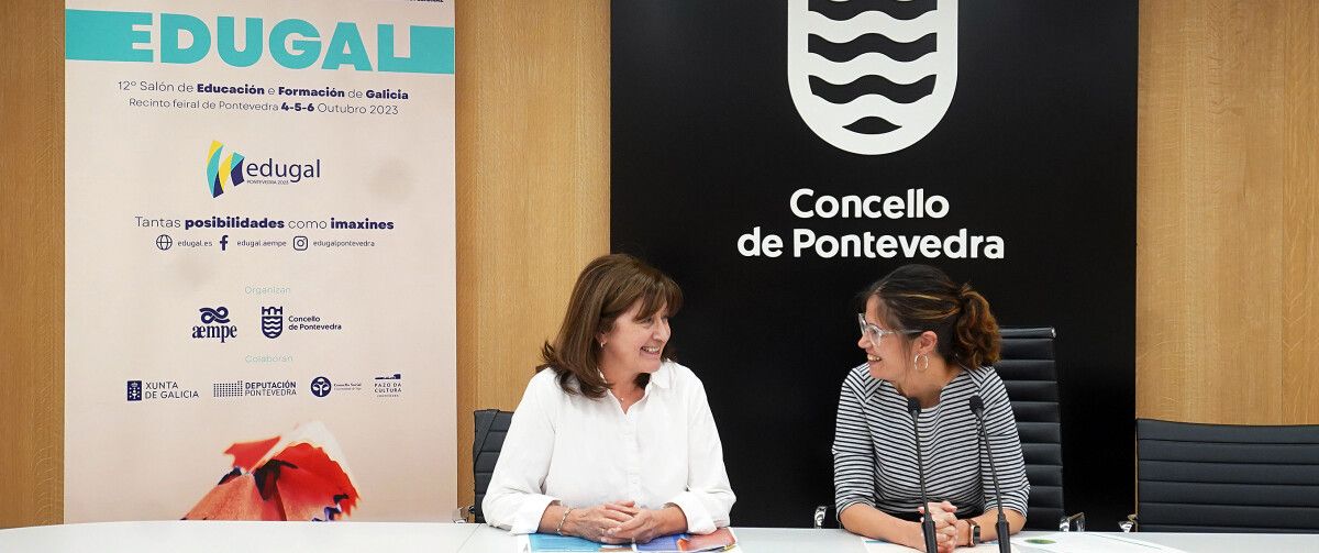 Conchi Pereiro y Anabel Gulías presenta la 12ª edición de Edugal