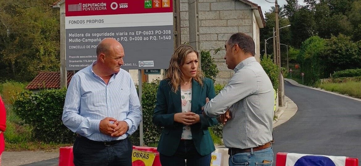 Marcial García, Isabel Couselo y Ángel Moldes