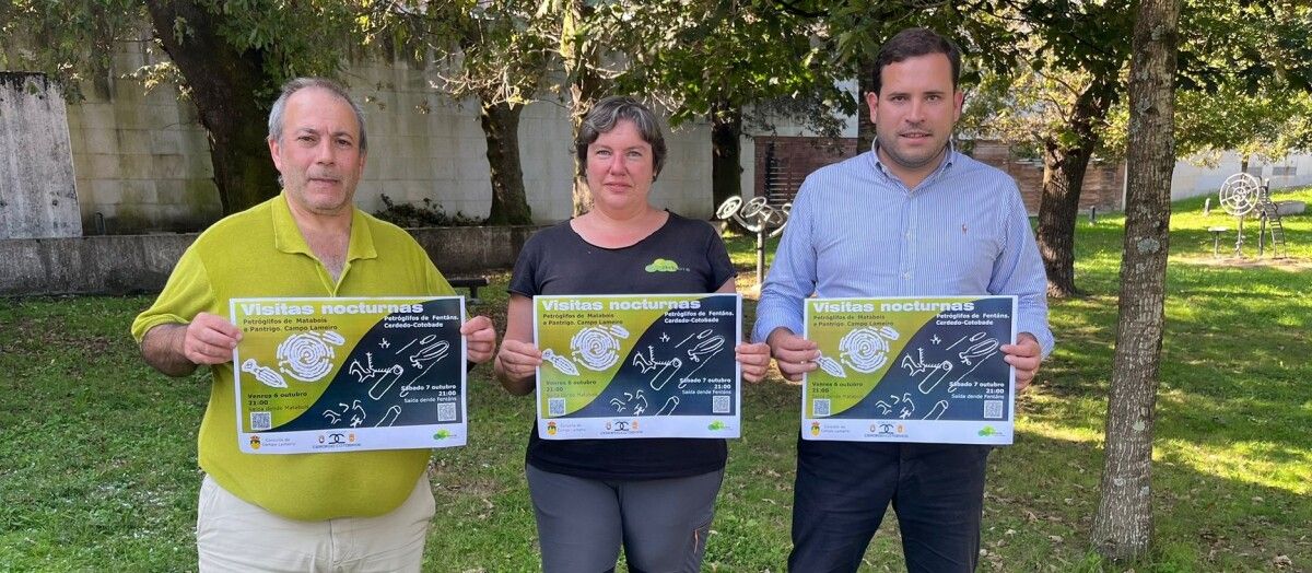 Campo Lameiro e Cerdedo-Cotobade presentaron as visitas nocturnas guiadas aos petroglifos