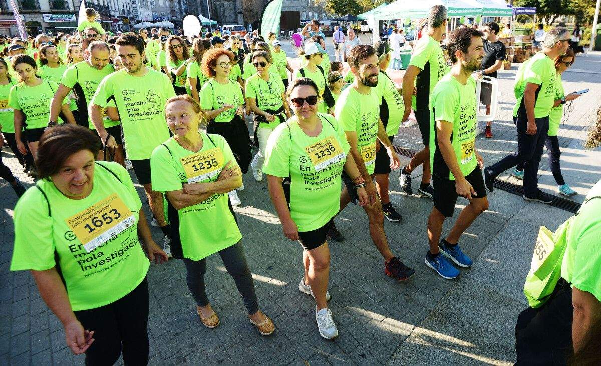 Quinta edición de 'Pontevedra en marcha contra el cáncer'