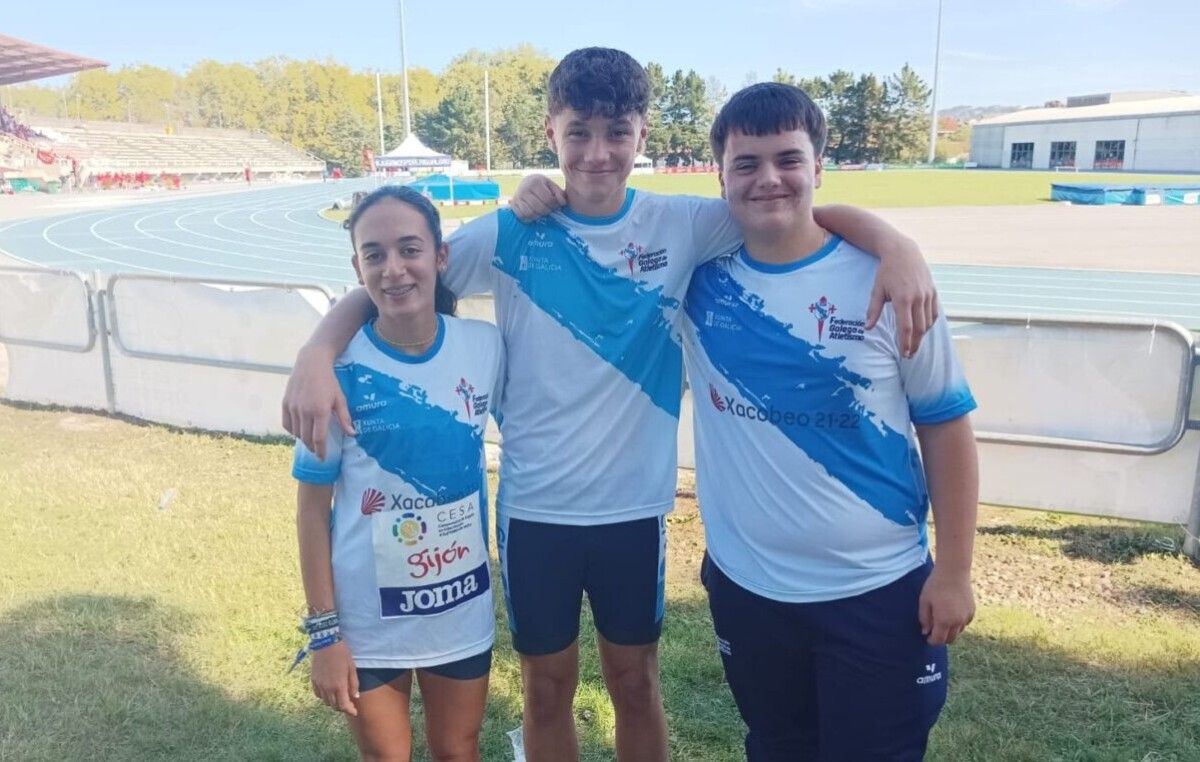 Atletas da Gimnástica no Campionato de España de Federacións Autonómicas Sub-16