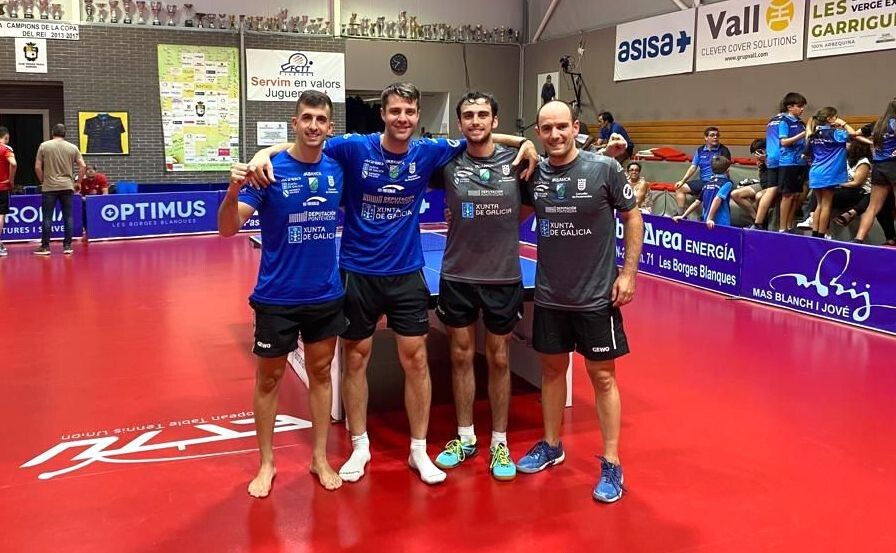 Equipo do TM Monte Porreiro na segunda xornada de liga contra Les Borges Vall