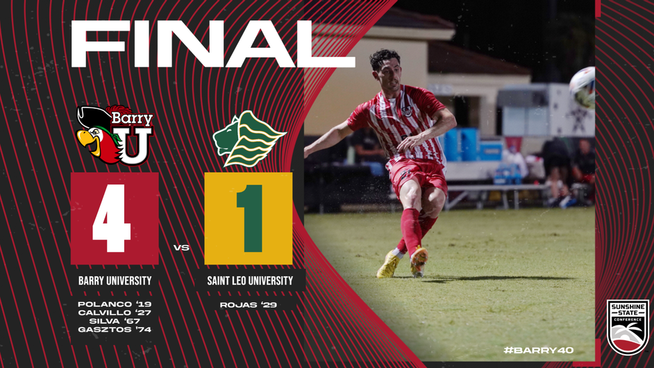 Oier Calvillo, nun partido co equipo universitario Barry University Buccaneers