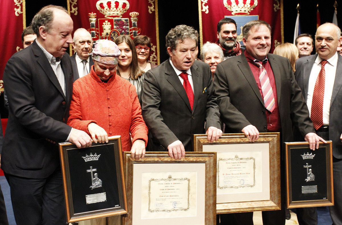 Entrega dos premios Cidade de Pontevedra a Jaime Dios e o Cine Club