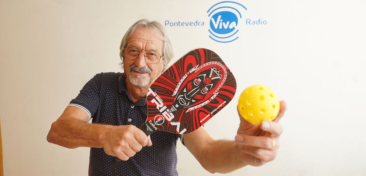 José Carlos Otero López, presidente da Asociación de Pickleball de Galicia
