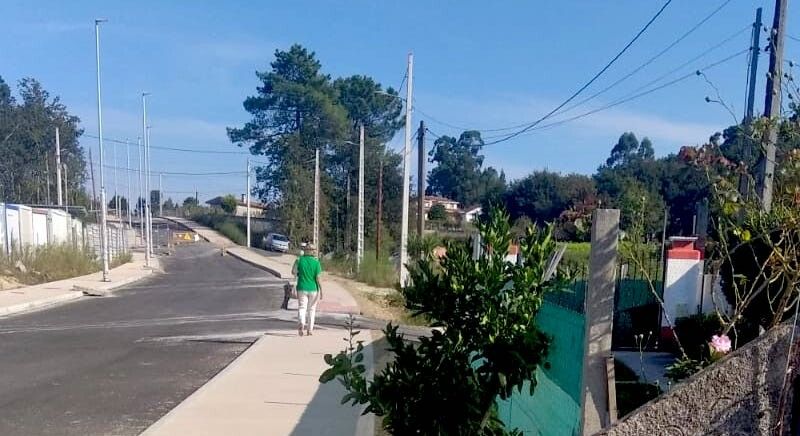 Obras del nuevo vial perimetral de Montecelo