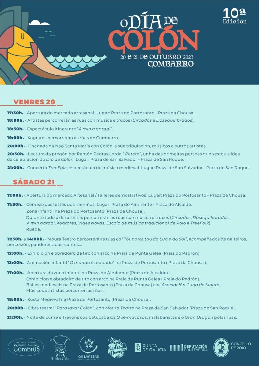Programación del Día de Colón