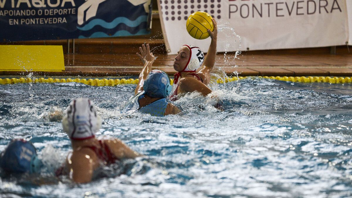 Partido Primeira Nacional entre Waterpolo Pontevedra e CW Dos Hermanas